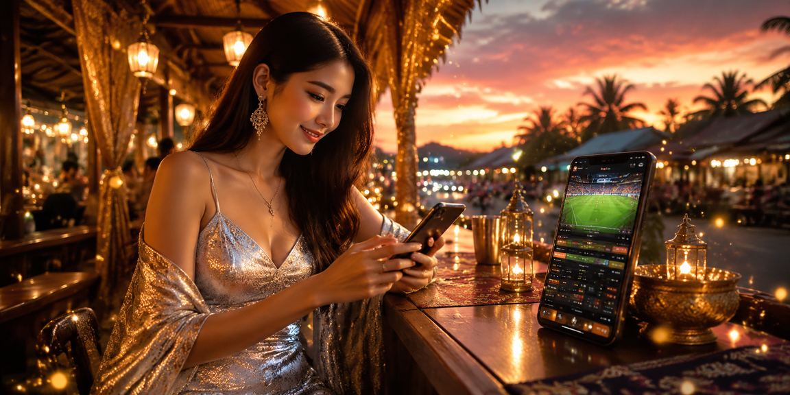 Pemain Malaysia mengakses odds perlawanan melalui telefon mudah alih 9500