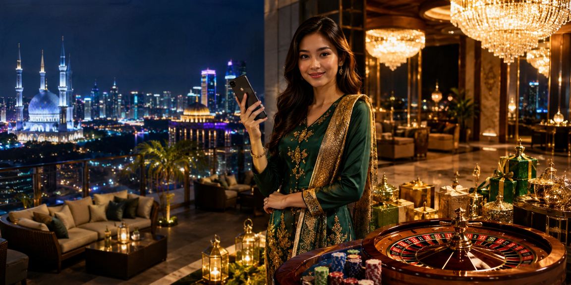 Pemain dari Selangor mengakses platform 9500 pada hari perayaan dengan privasi data terjamin